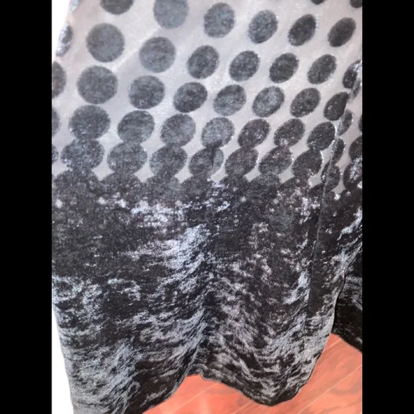 Donna Morgan Black Textured Maxi Dress - Picture 4 of 16